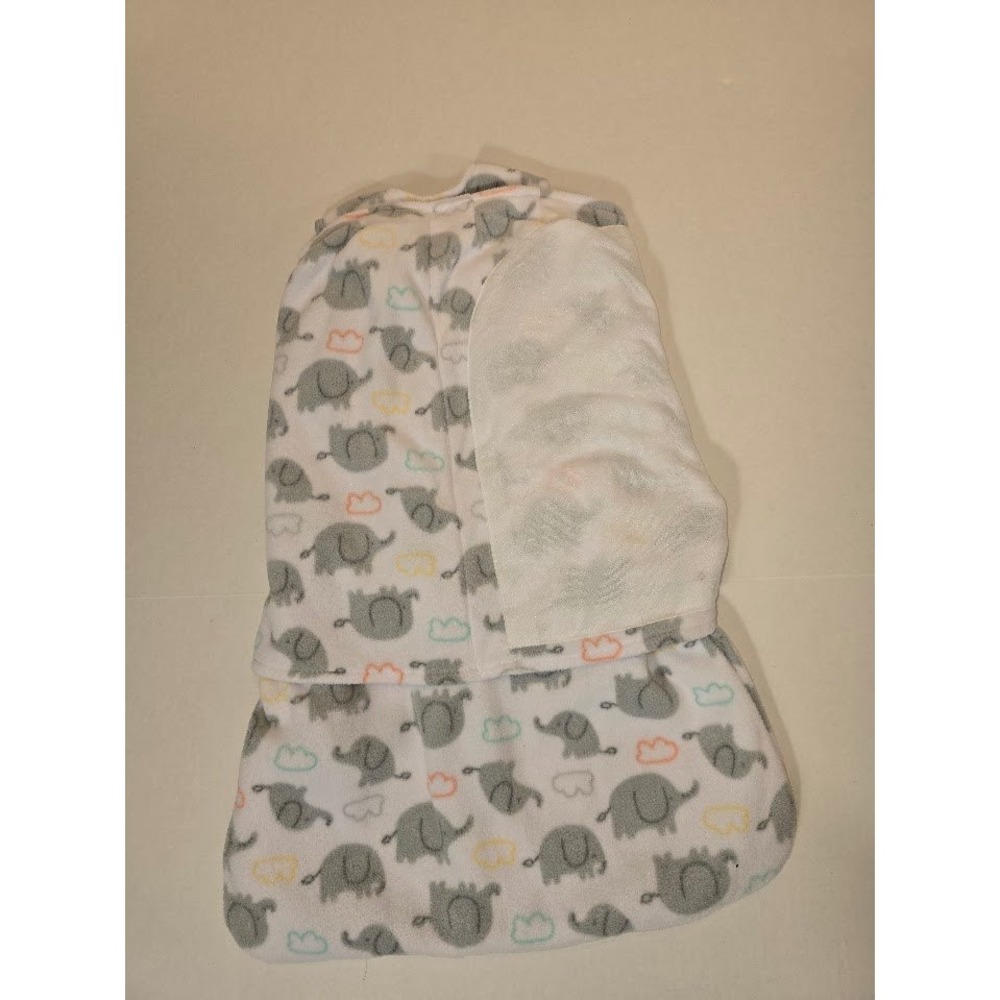 Halo Sleepsack Swaddle Adjustable Wearable Blanket Elephant‎ Print 0-3 Months